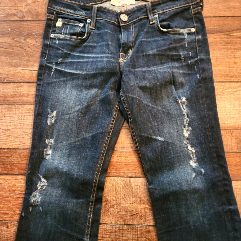 Big Star Women's Boot Cut Jeans - Dark Blue - Picture 7 of 14